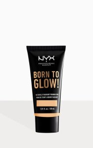 NYX PMU Born To Glow Naturally Radiant Foundation True Beige 30ml