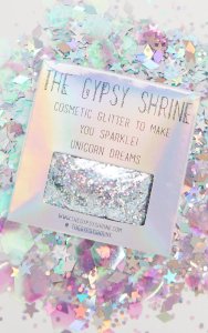 Prettylittlething Shrine unicorn dreams glitter bag