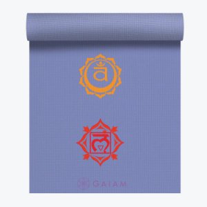 Gaiam Chakra print yoga mat (4mm)