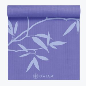 Gaiam Premium ash leaves yoga mat (6mm)