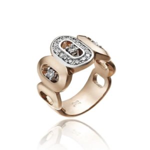 Chimento Optima 18ct Rose Gold 0.45ct Diamond Band Ring