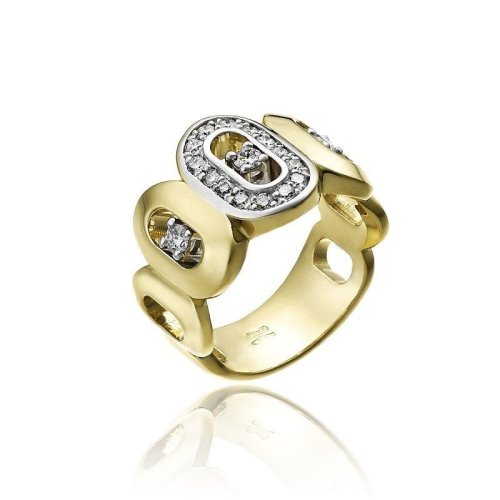 Chimento Optima 18ct Yellow Gold 0.45ct Diamond Band Ring