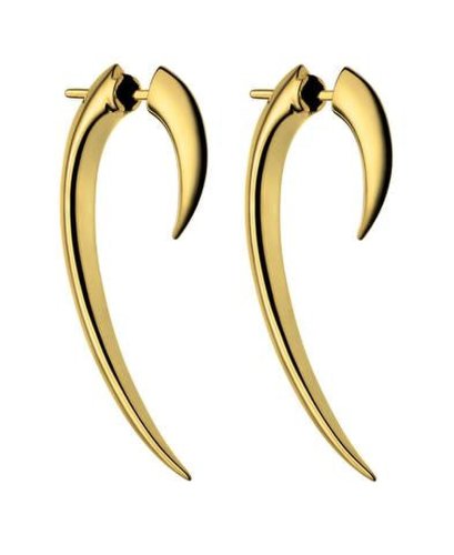 Shaun Leane Hook Yellow Gold Vermeil Earrings
