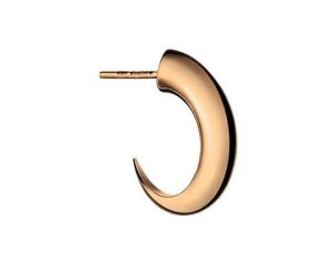 Shaun Leane Sabre Single Rose Gold Vermeil Medium Cat Claw Hoop Earring