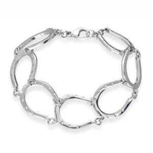C W Sellors Sterling silver horseshoe handmade bracelet