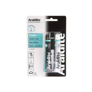 Araldite Crystal Epoxy Adhesive Tubes 15ml X 2