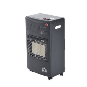 Homcom 4200w Gas Heater Black on Wheels - IRISH Regulator