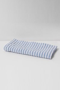Home Hampton stripe linen napkin set of four - cloud stripe