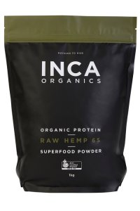 Inca Organics Organic Protein Raw Hemp 65 Superfood Powder-1kg - Raw Hemp