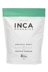 Inca Organics Organic Whey Protein Powder-Coconut-1kg - Coconut