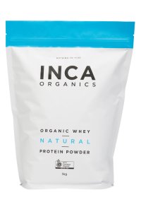 Inca Organics Organic Whey Protein Powder-Natural-1kg - Natural/Unflavoured