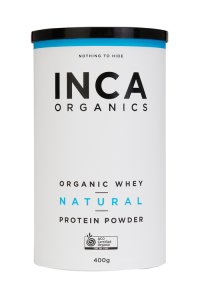 Inca Organics Organic Whey Protein Powder-Natural-400g - Natural/Unflavoured