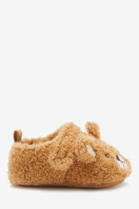 Next Bear 3D Pram Shoes (0-24mths) - Tan