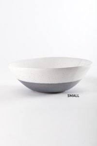 Serving Bowl - Grey/White