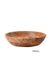 Home Wooden serving bowl - natural