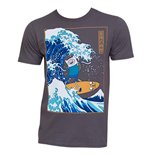 T-shirt Adventure Time Surfing The Great Wave Japanese