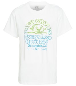 Grom Boys' Taco Small Tee Shirt Big Kid - White Small Cotton - Swimoutlet.com