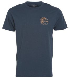 O'neill Men's Circle Surfer T-Shirt - Navy/Navy Small Cotton - Swimoutlet.com