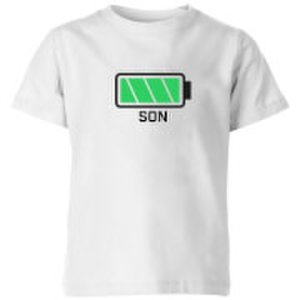 Camiseta Hijo Batería Completa - Niño - Blanco - 3-4 años - Blanco