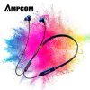 AMPCOM Bluetooth 5.0 Wireless Headphones Earbuds 8 Hours Playtime Sports Earphones with Neckband