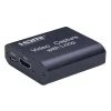 AY02-2 4K 1080P USB 2.0 HDMI Video Capture Card with Loop Output for Switch PS4 Game Live Streaming -  Black