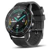 Gearbest Kospet magic 2 1.3 inch smart watch 30 sport modes hd 360 x 360 resolution screen ip67 waterproof bluetooth 4.0 - extra green strap black