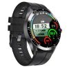 Gearbest Kumi gw16t upgraded smart temperature detection watch waterproof ip67 bluetooth 5.0 multiple sports modes healthy colorful fashion smartwatch -  black