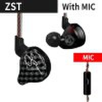 KZ ZST Armature Dual Driver Earphone Detachable Cable In Ear Audio Monitors HiFi Music Sports Earbuds