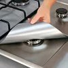Non-stick Gas Range Protectors Clean Mat Pad -  Silver