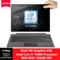 Voyo 12.6 inch Mini Laptop Vbook  i7Plus Intel Core I7-7500U 8G/16G Tablet PC 256GB/512GB SSD Protable Windows10 Notebook for Business