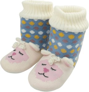 Aroma Home Animal Knitted Booties Lamb