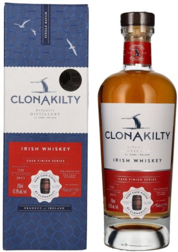 Clonakilty Blended Irish Whiskey Port Cask Finish 0,7l 43,6%