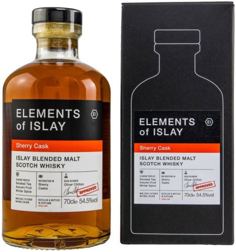 Elements of Islay Sherry Cask Islay Blended Malt Scotch Whisky 0,7l 54,5%