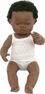 Miniland Baby Doll African Boy