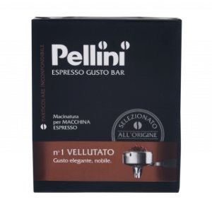 Pellini Espresso Gusto Bar No.1 Vellutato Ground (2x250g)