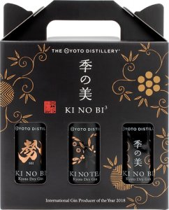 The Kyoto Distillery Ki No Bi Three Gin Tasting Set 54,5% 3x0,2l