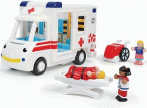 WOW Toys Robin's Medical Rescue Friction-Powered Ambulance