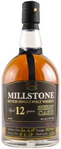 Zuidam Distillers Zuidam millstone 12 years sherry cask single malt whisky 46% 0,7l