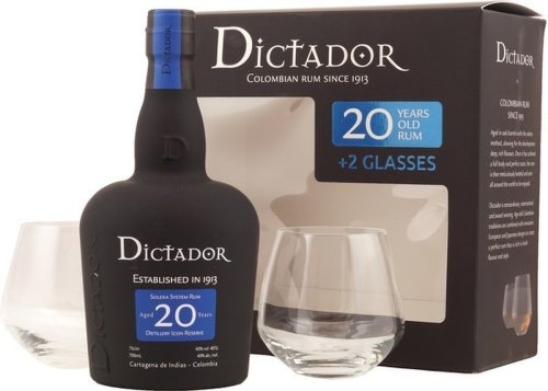 Dictador Aged 20 Years 0,7l 40% in a gift box
