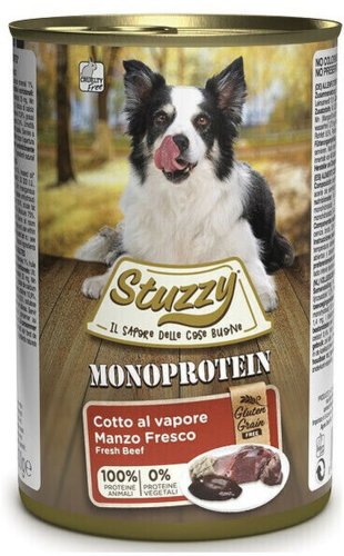 Agras Delic S.p.a. Stuzzy dog adult dog monoprotein - fresh beef (400 g)
