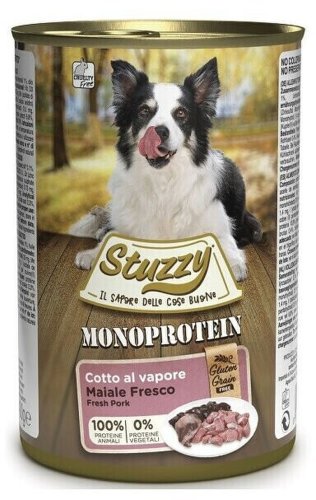 Agras Delic S.p.a. Stuzzy dog adult dog monoprotein - fresh pork (400 g)