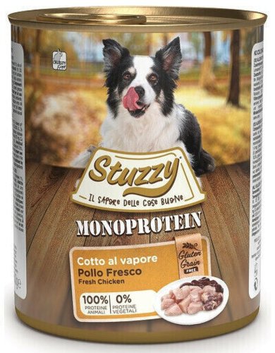 Agras Delic S.p.a. Stuzzy dog adult monoprotein - fresh chickenl (800 g)
