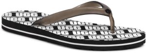 UGG Women's Simi Graphic Logo Flip Flop