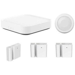 Kami Home: Smart Home Kit N100 Kit di Sicurezza Domestica Intelligente ZigBee 1x Base N10 + 3x Sensori N20 + 1x Sensore N30