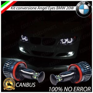 Easyelettronica Lampade led h8 luci posizione bmw serie 3 e90 e91 e92 angel eyes anelli canbus