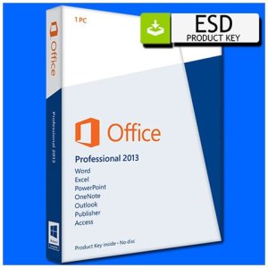 Microsoft Office 2013 professional plus vl (5 pc) 32 64 bit - esd version