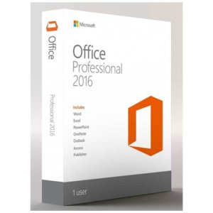 Microsoft Office 2016 professional full retail 1 pc - product key card