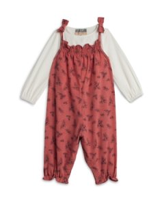 Pippa & Julie Girls' Floral Coverall - Baby