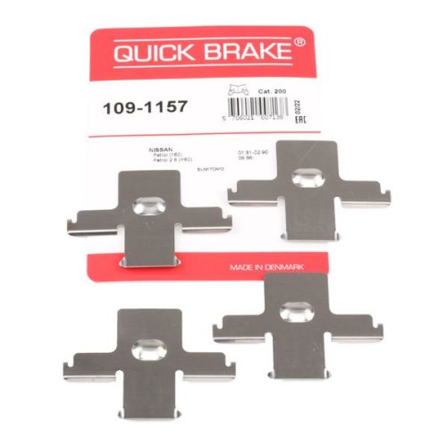 QUICK BRAKE Kit d'accessoires, plaquette de frein à disque NISSAN 109-1157