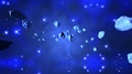 3d Rendered Animation Of Asteroids Floating In Space.